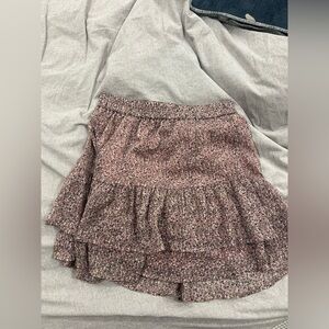 Jacqueline de Yong Women's Pink Ruffle Skirt